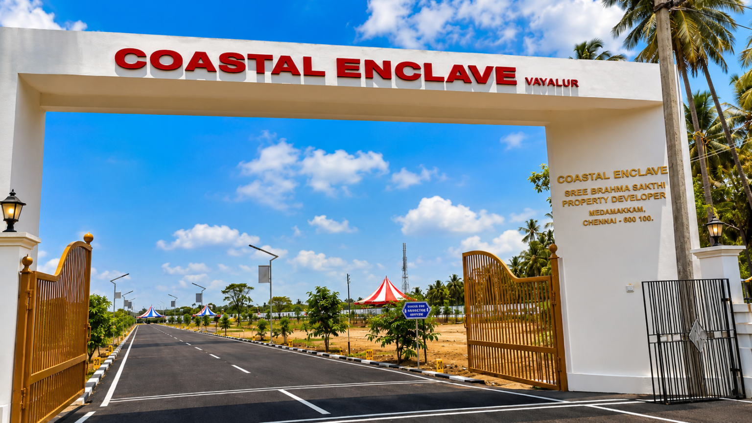 Beach side resort plots at ecr